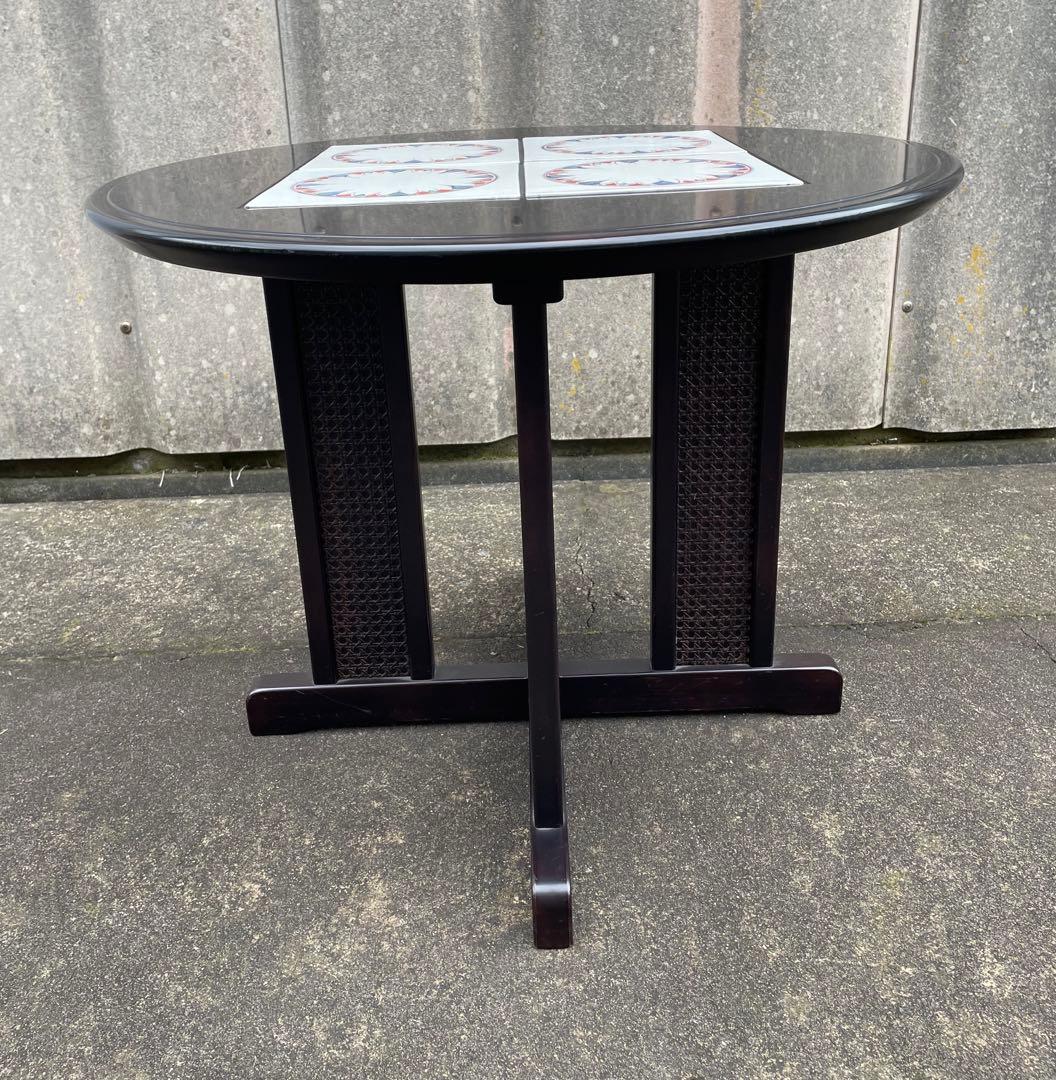 モリシゲ家具/MORISHIGE/高級家具/メヌエット/ラウンドテーブル/タイル