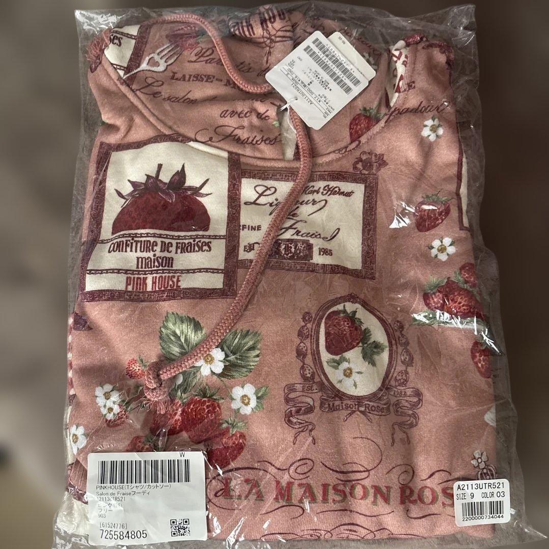 ピンクハウス PINKHOUSE Salon de Fraiseフーディ タグ付