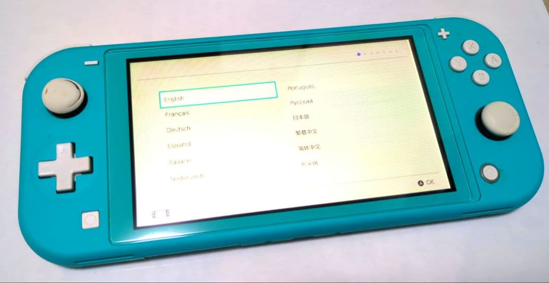 Nintendo Switch Lite ターコイズ 画面不良