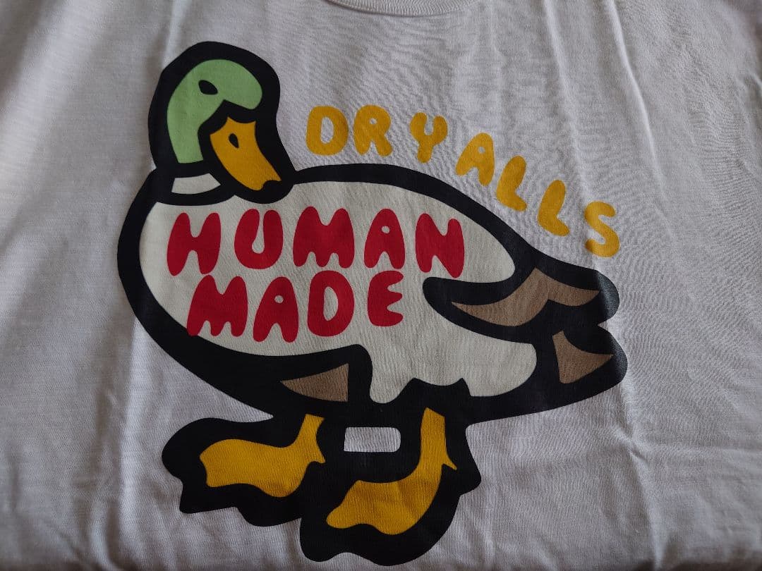 HUMAN MADE ヒューマンメイド　ダックプリント 白　Tシャツ　M