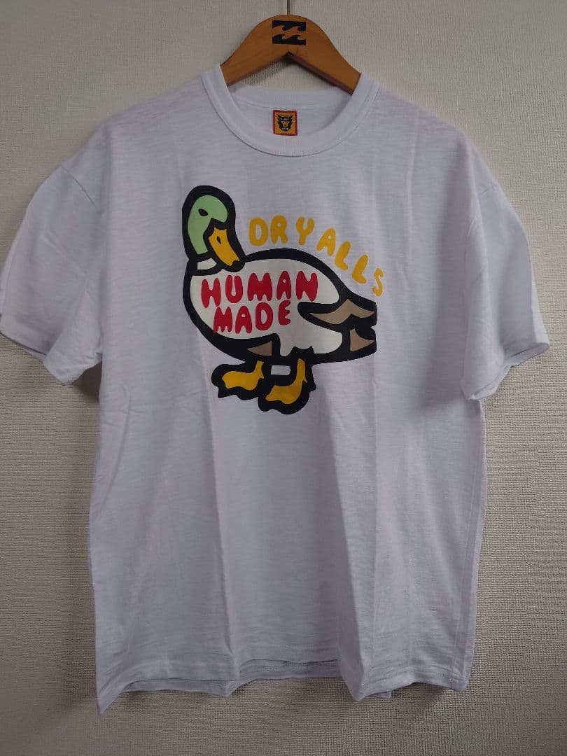 HUMAN MADE ヒューマンメイド　ダックプリント 白　Tシャツ　M
