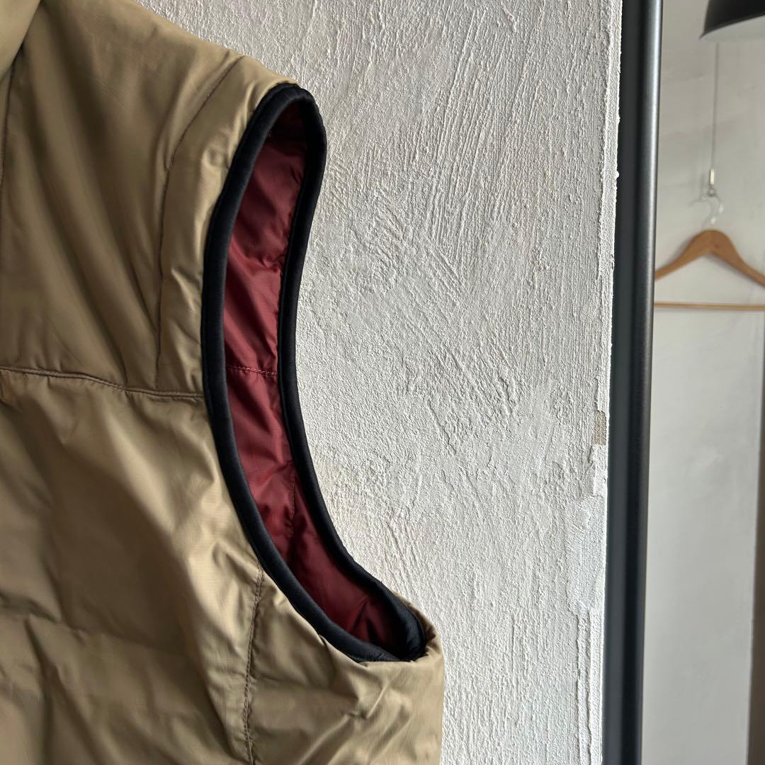 00S Eddie Bauer グースダウン リバーシブル ダウンベスト