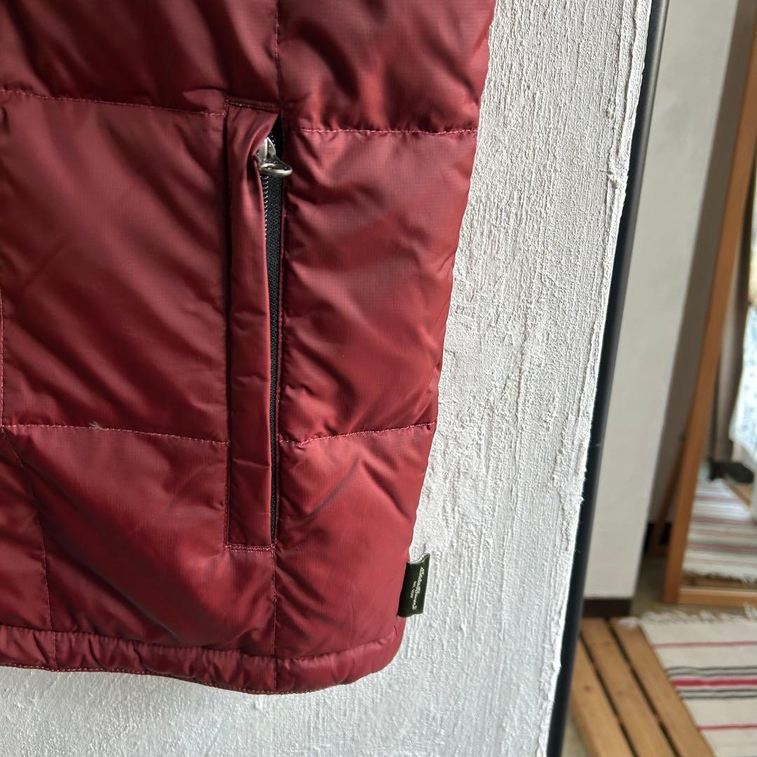 00S Eddie Bauer グースダウン リバーシブル ダウンベスト