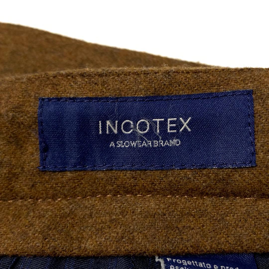●極美品 incotex 44 ルーマニア製 定価¥45,000程 イージーPT