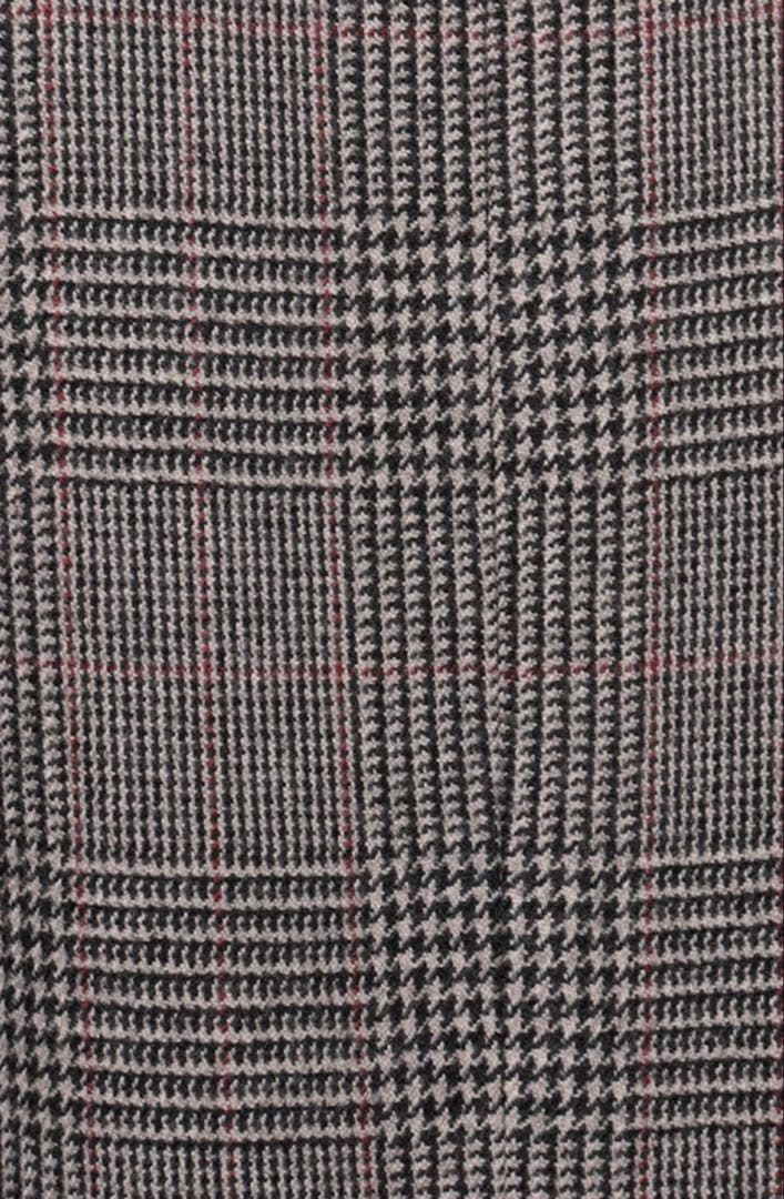 anuans グレンチェックチェスターコート　フリーサイズ