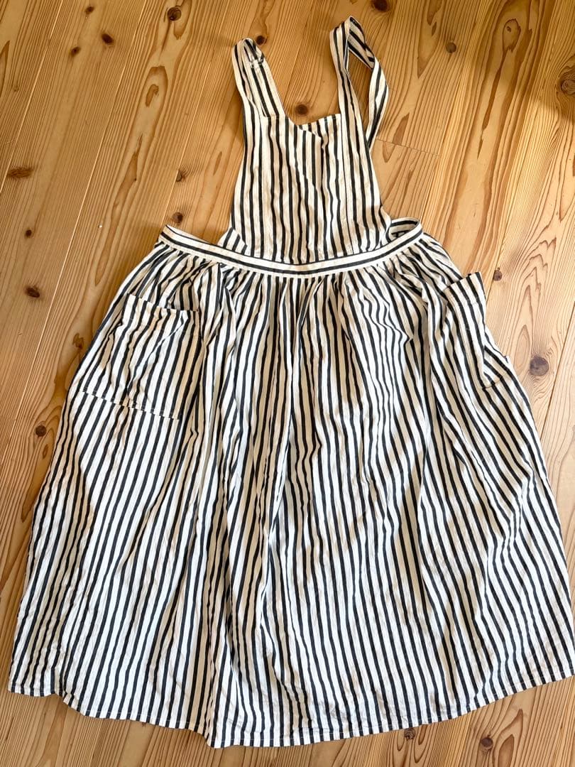 kurasukoto おめかしエプロン くらすこと ストライプ