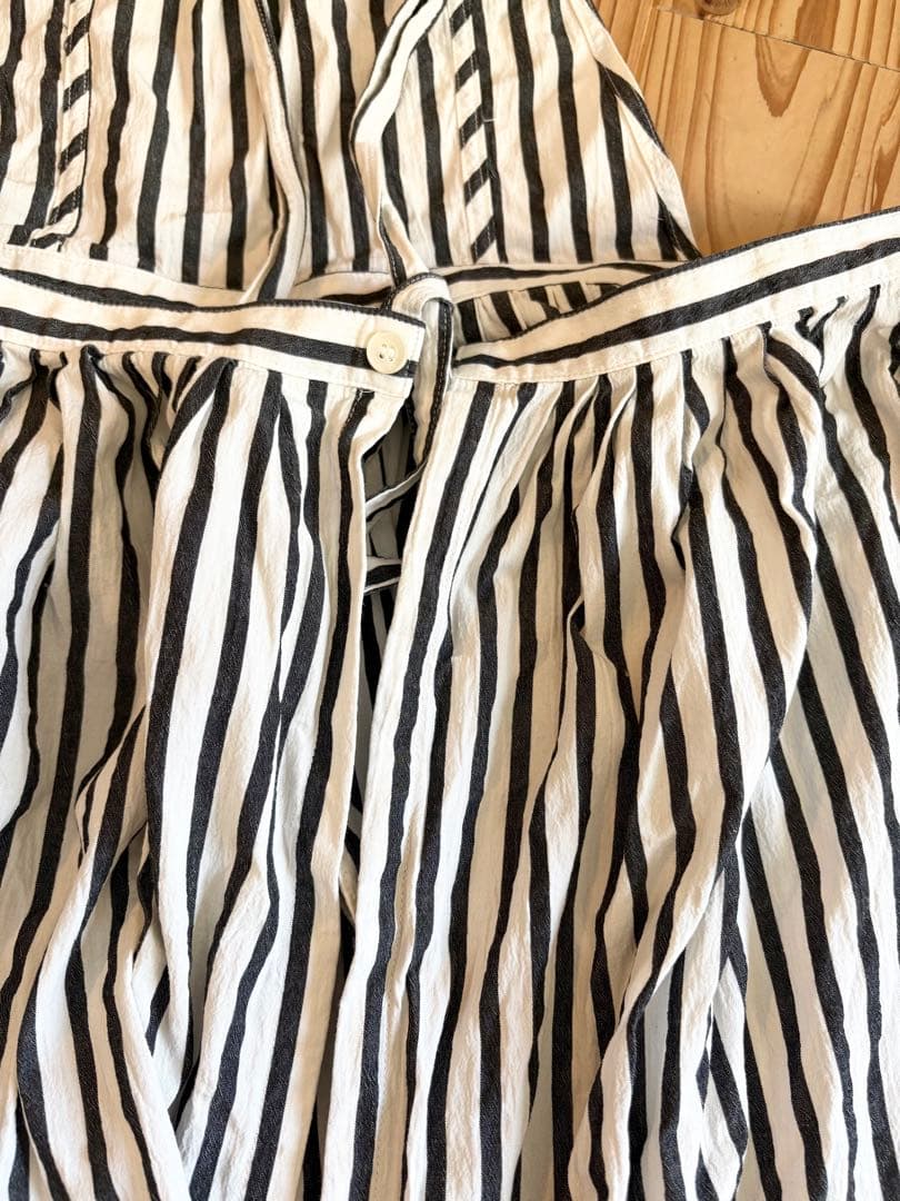 kurasukoto おめかしエプロン くらすこと ストライプ