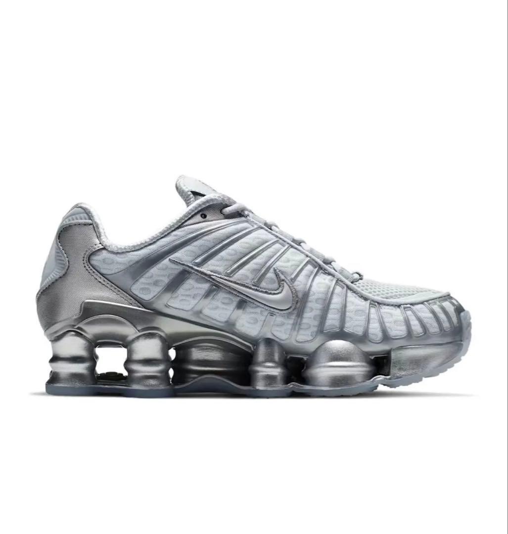 靴 Nike W Shox TL Platinum llic Silver