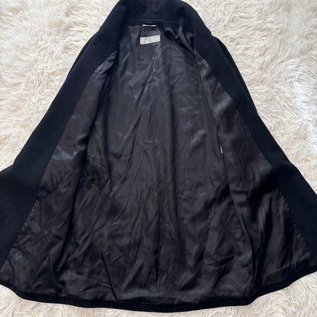 ✨良品✨ マックスマーラ 銀タグ ガウンコート ヴァージンウール100% 女優襟