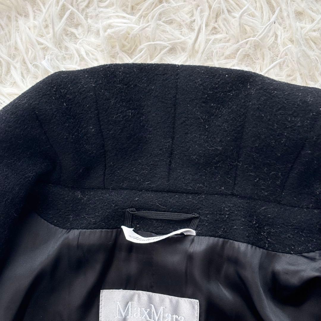 ✨良品✨ マックスマーラ 銀タグ ガウンコート ヴァージンウール100% 女優襟