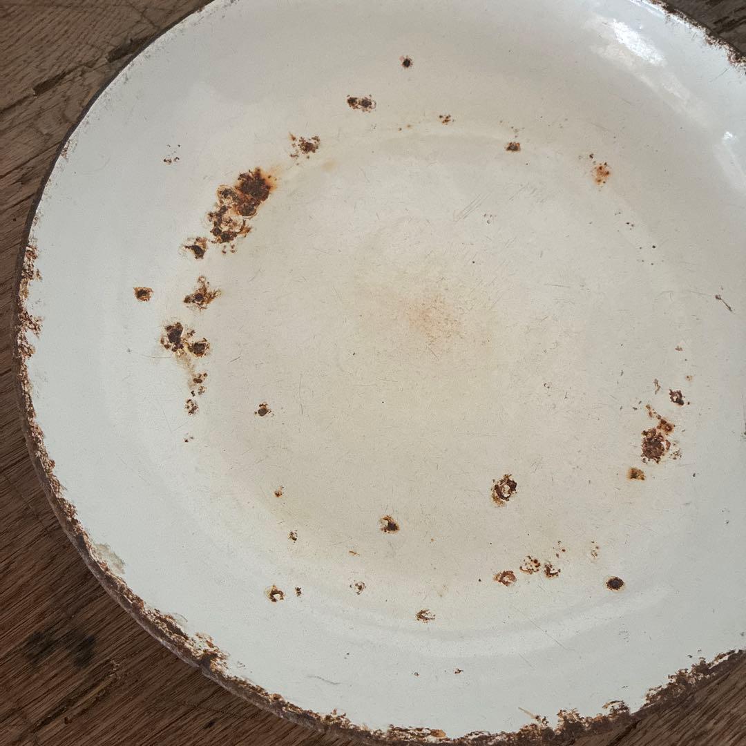 ヴィンテージ ホーロー皿