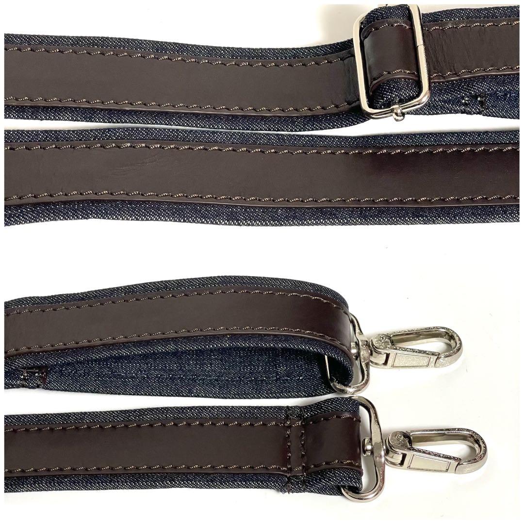 ✨美品 希少✨EVISU エヴィス ボストンバッグ デニム×レザー 斜め掛け