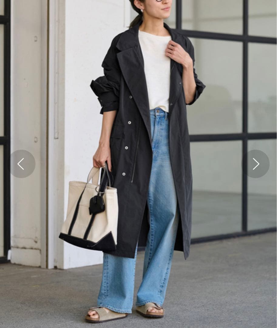 専用　美品✨FRAMeWORK 2024SS 撥水ナイロンスタンドコート