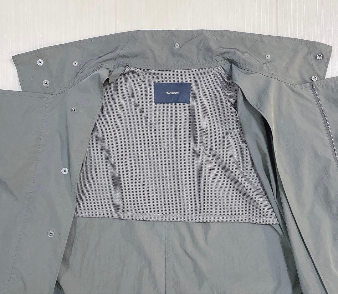 専用　美品✨FRAMeWORK 2024SS 撥水ナイロンスタンドコート