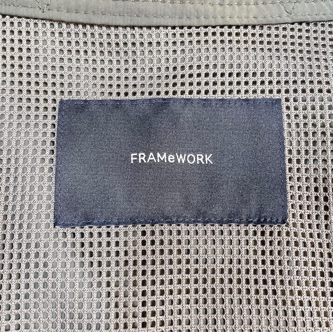 専用　美品✨FRAMeWORK 2024SS 撥水ナイロンスタンドコート
