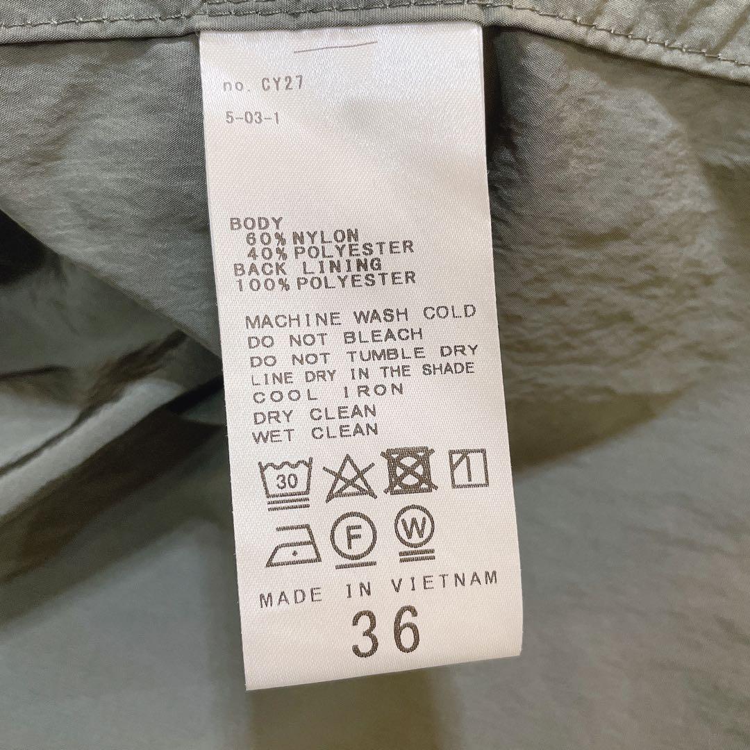 専用　美品✨FRAMeWORK 2024SS 撥水ナイロンスタンドコート