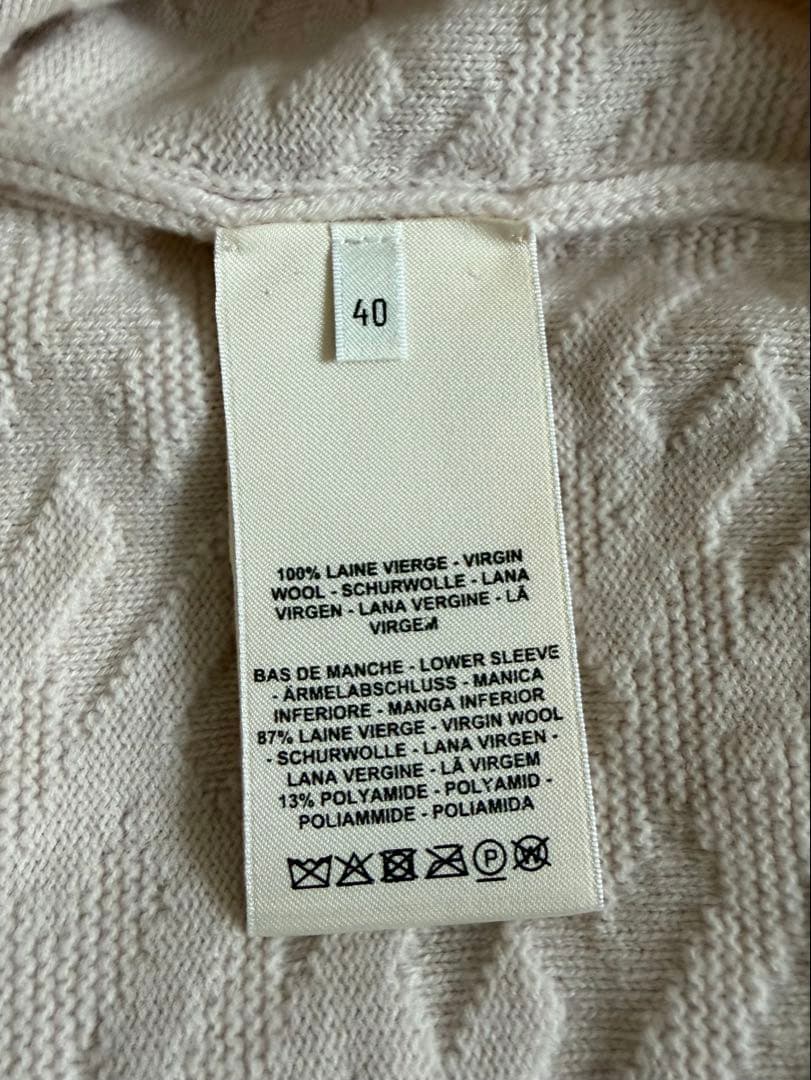 エルメス Hモチーフニットベスト