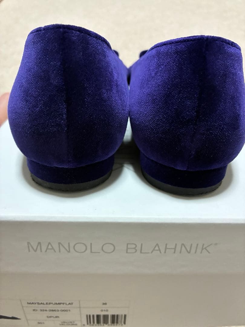 マノロブラニク　メイセール　フラットシューズ　36