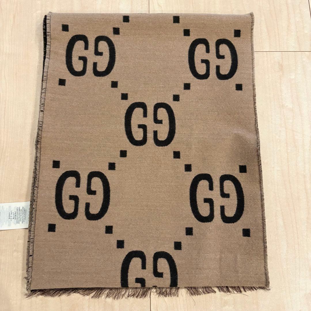 GUCCI GGロゴ マフラー 35 x 190 cm