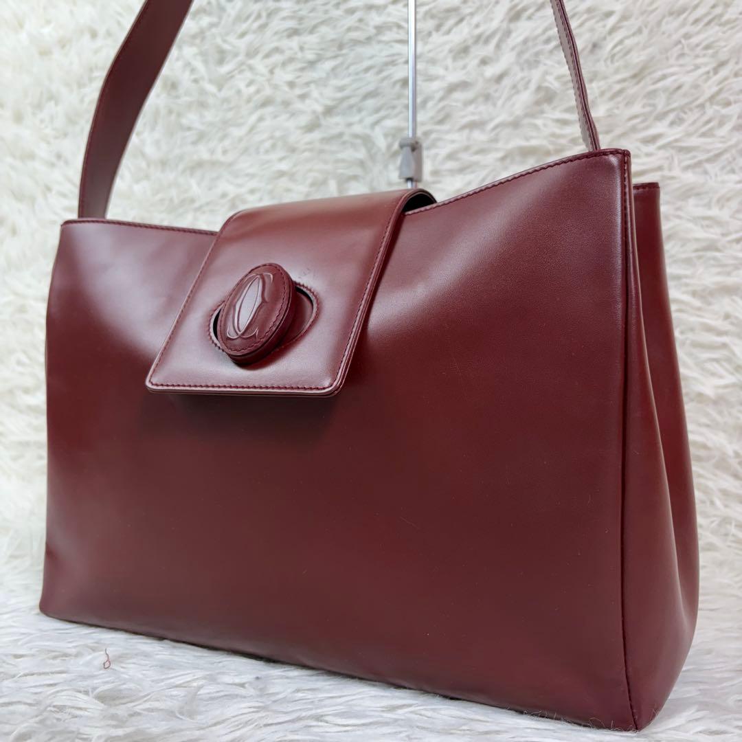 美品✨カルティエ マストライン ショルダーバッグ ターンロック レディース