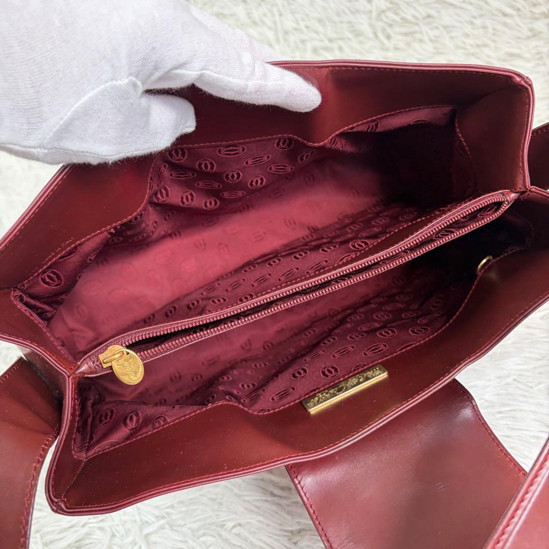 美品✨カルティエ マストライン ショルダーバッグ ターンロック レディース