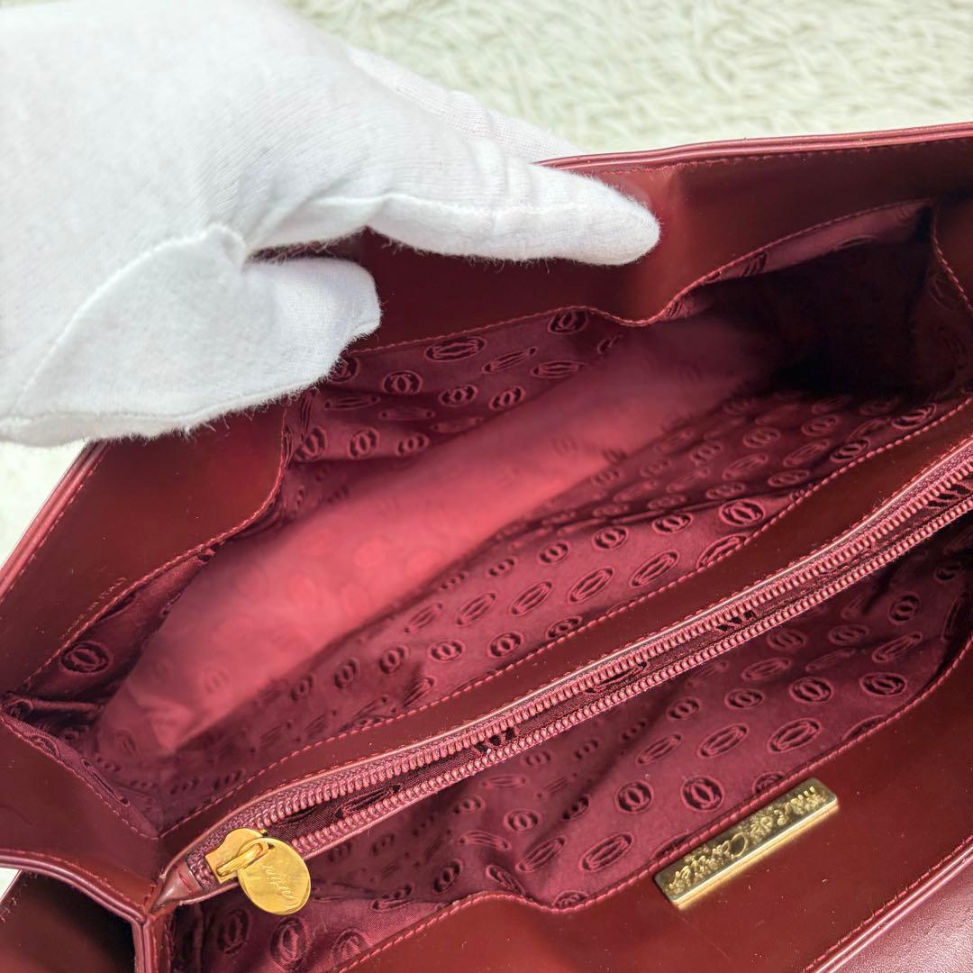 美品✨カルティエ マストライン ショルダーバッグ ターンロック レディース