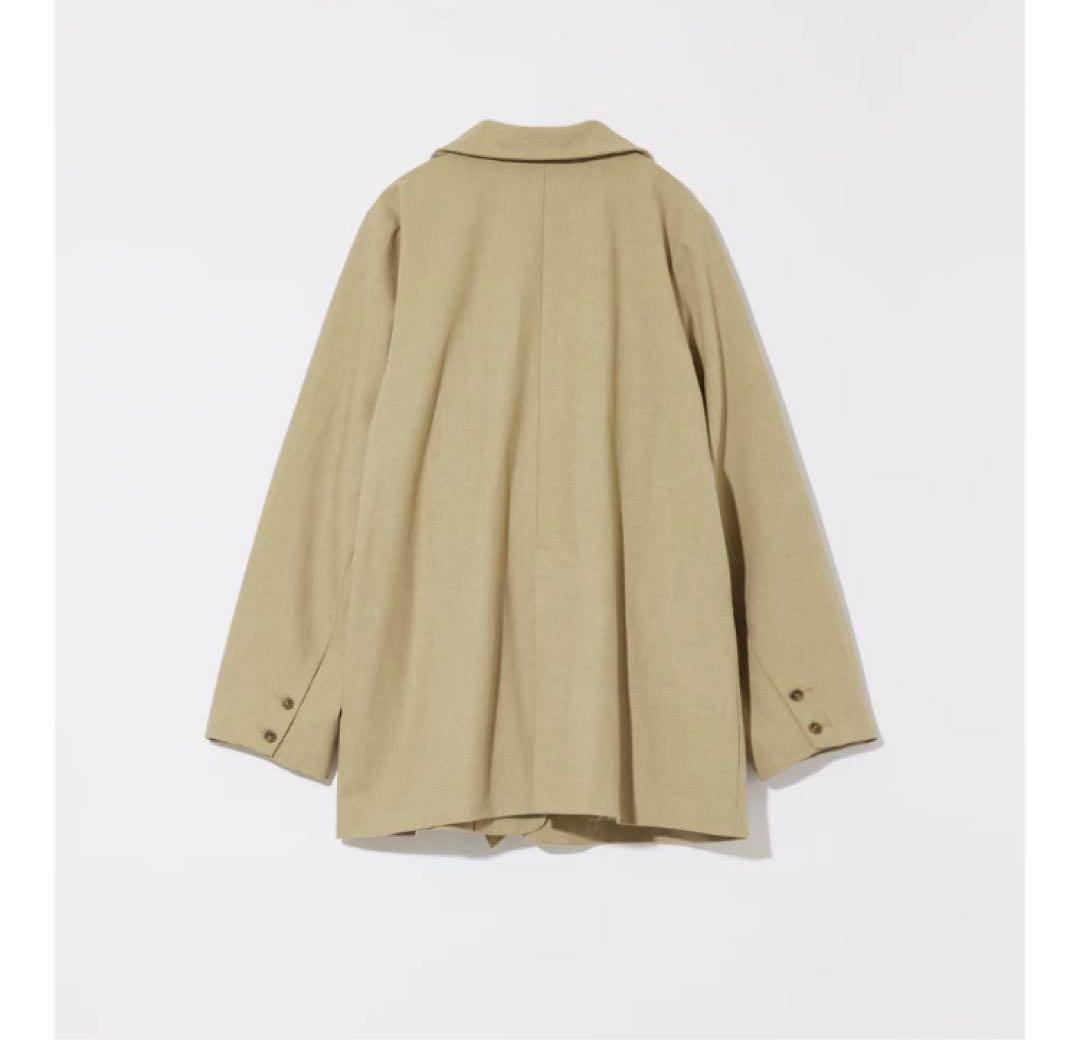 ジャケット・アウター Eaphi RUFFLE LAPEL JACKET beige