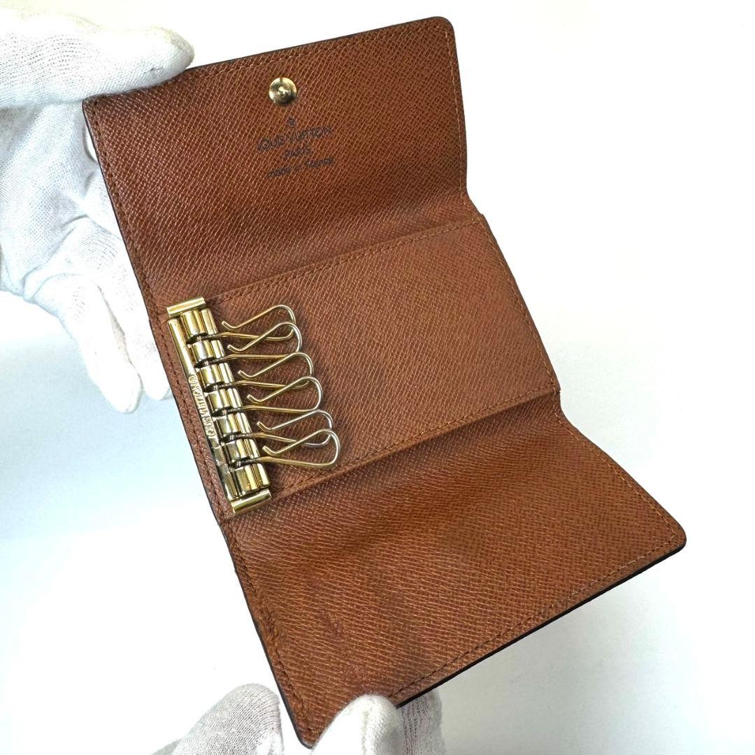 良品 ルイヴィトン ミュルティクレ6 モノグラム キーケース KEY 鍵 6連