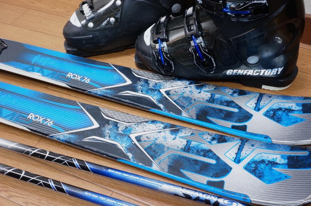 メンテ済 160cm 靴27～27.5cm K2 カービングスキーセット