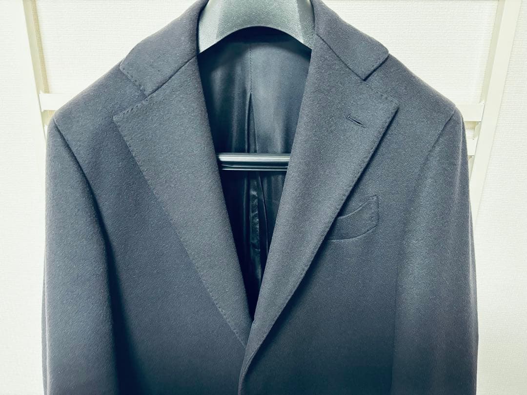 【定番】ラルディーニLARDINIチェスターコート　スポルベリーノサイズ46