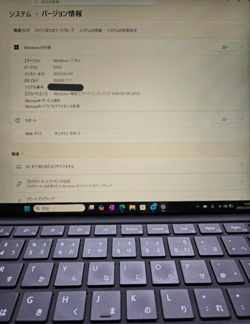 Surface Pro7+ 16GB 256GB タッチペン付