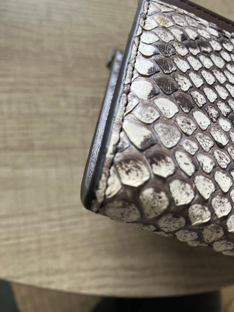 トッズ　パイソン　長財布