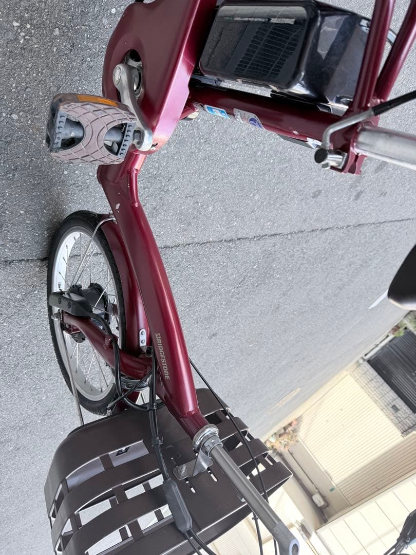 大阪府　ブリヂストン　電動自転車　バッテリーB400 20インチ