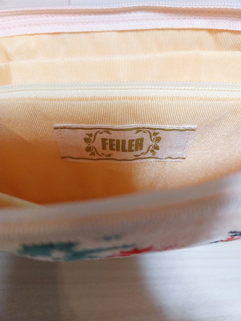 フェイラー ハイジドット 便利ポーチ WEB限定 ペールアプリコット