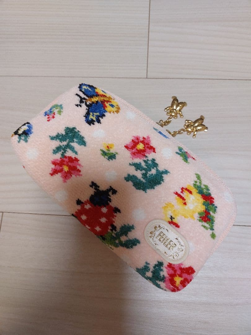 フェイラー ハイジドット 便利ポーチ WEB限定 ペールアプリコット