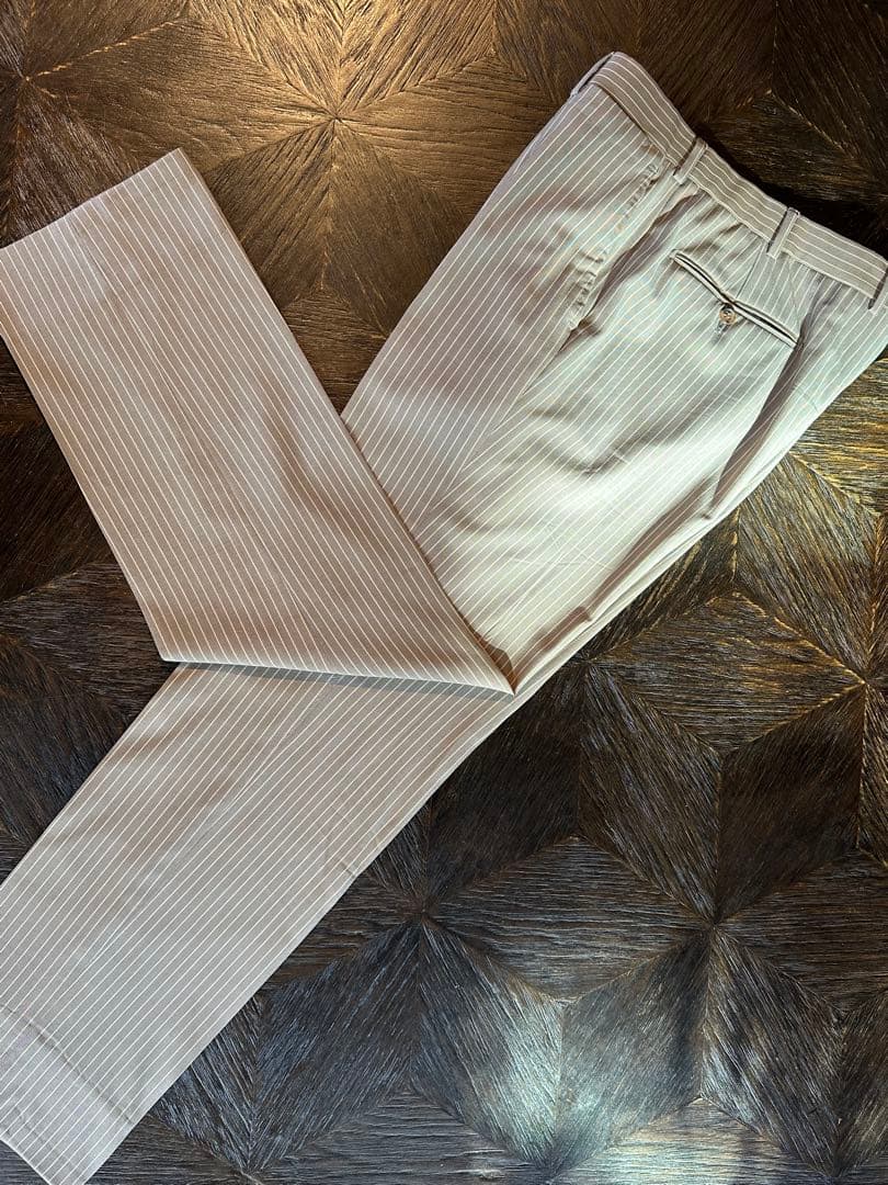 Belvest ストライプスーツ 50