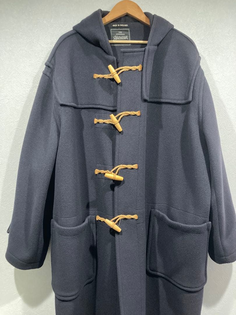 groverall ダッフル モンティ コート 英国製 肉厚 美品 ネイビー 紺