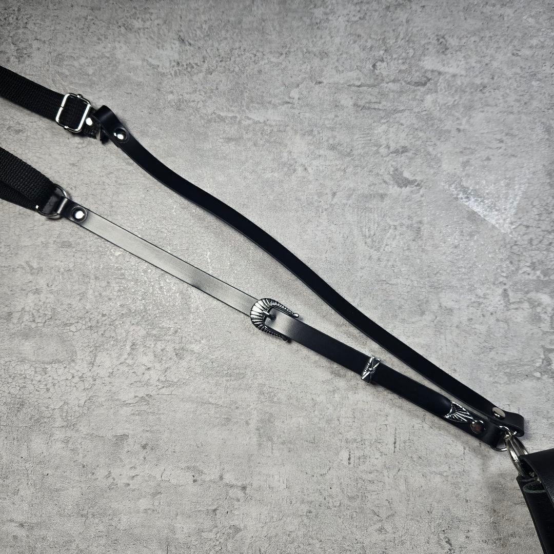 オーダー　スタッズ　レザー　ポーチ　ハンドメイド