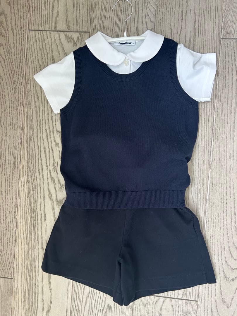 小学校受験　行動観察3点セット　familiarファミリア　110 女子