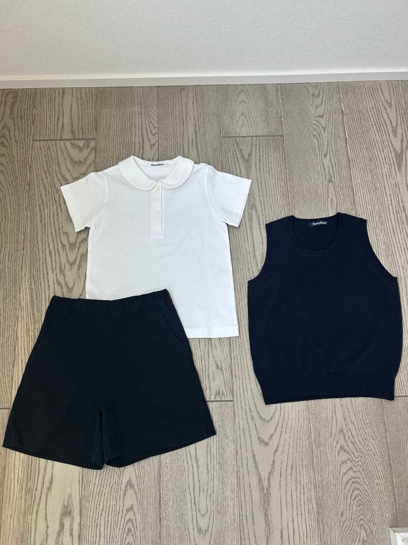 小学校受験　行動観察3点セット　familiarファミリア　110 女子