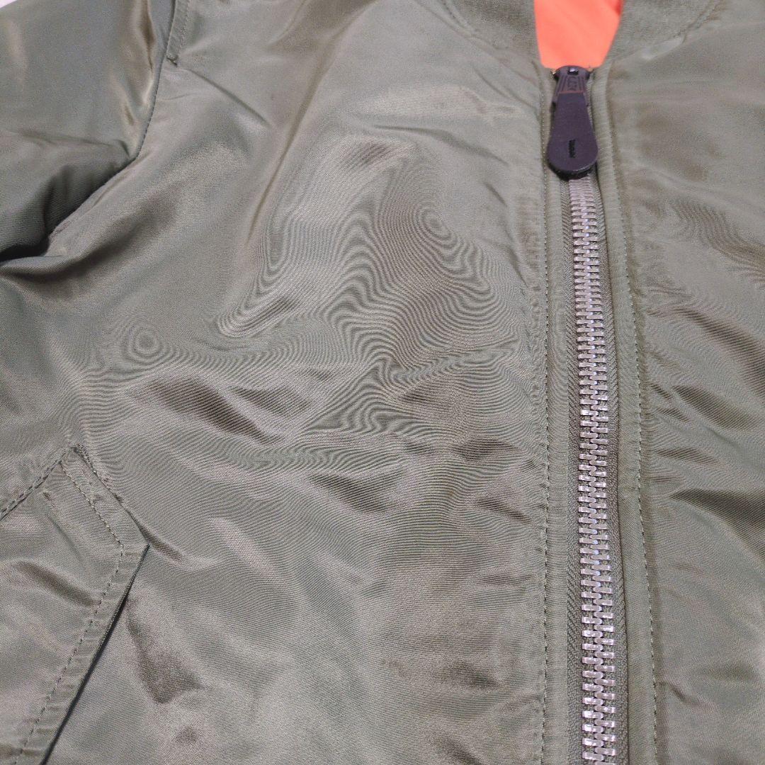 アルファインダストリーズ MA-1 フライトジャケット カーキ リバーシブル M