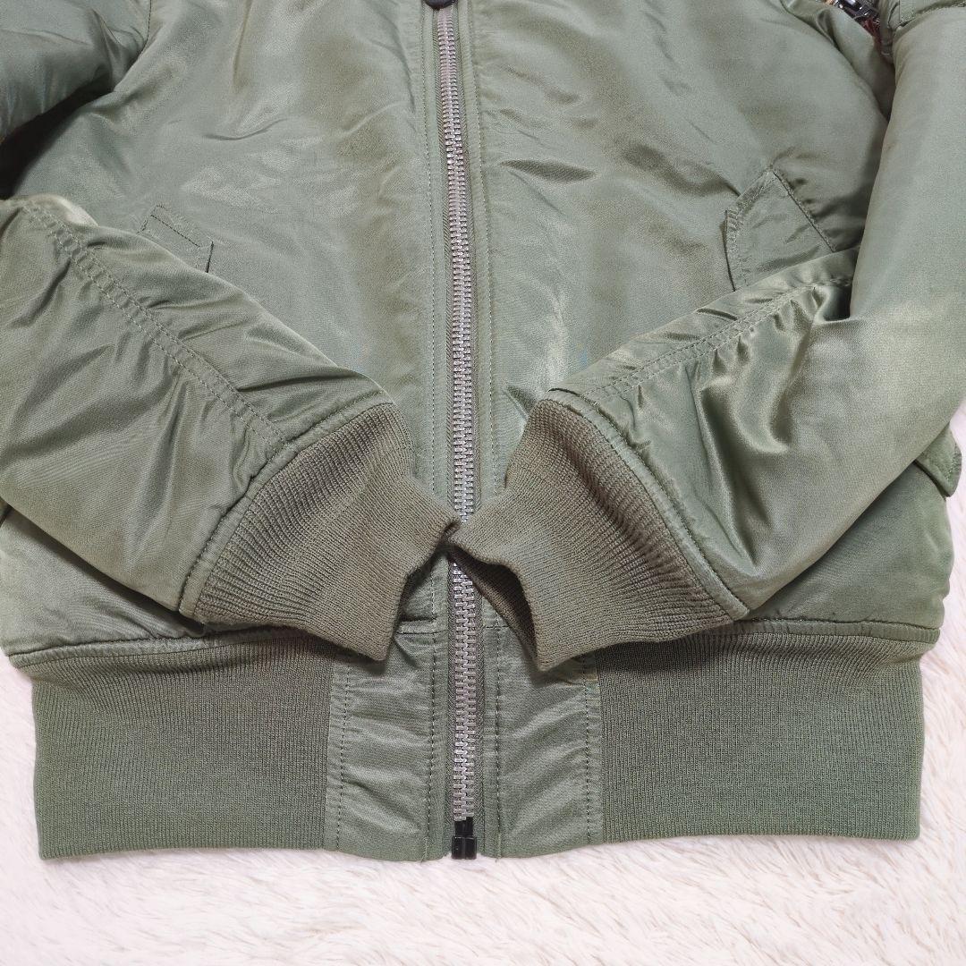 アルファインダストリーズ MA-1 フライトジャケット カーキ リバーシブル M