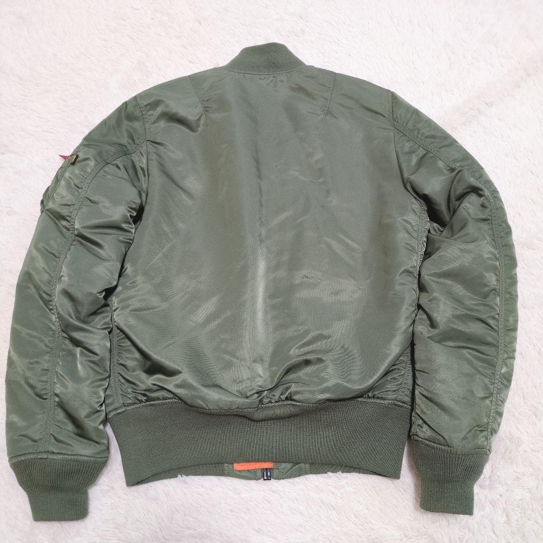 アルファインダストリーズ MA-1 フライトジャケット カーキ リバーシブル M