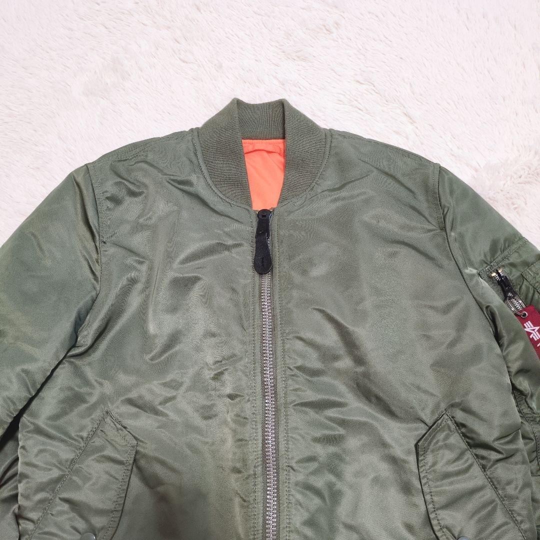 アルファインダストリーズ MA-1 フライトジャケット カーキ リバーシブル M