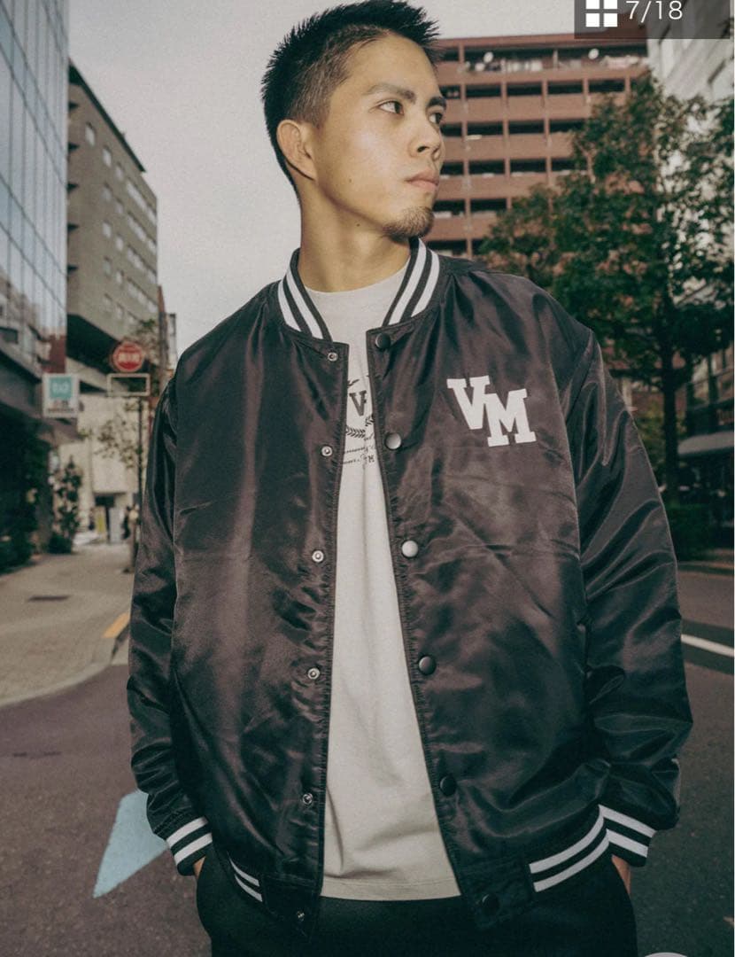 メンズ　スタジアムジャンパー　ブルゾン　中綿　VEATM ヴィートム　アウター