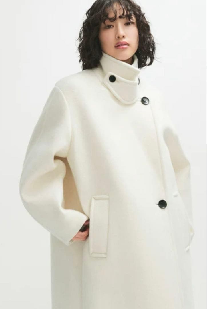 ADAM ET ROPE' ウールボンディングロングコート