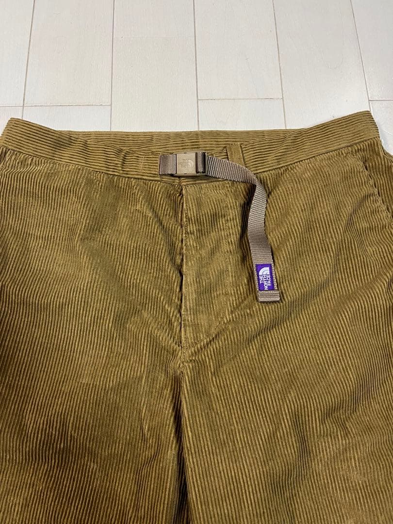 ノースフェイスパープルレーベル コーデュロイワイドテーパード パンツ　32
