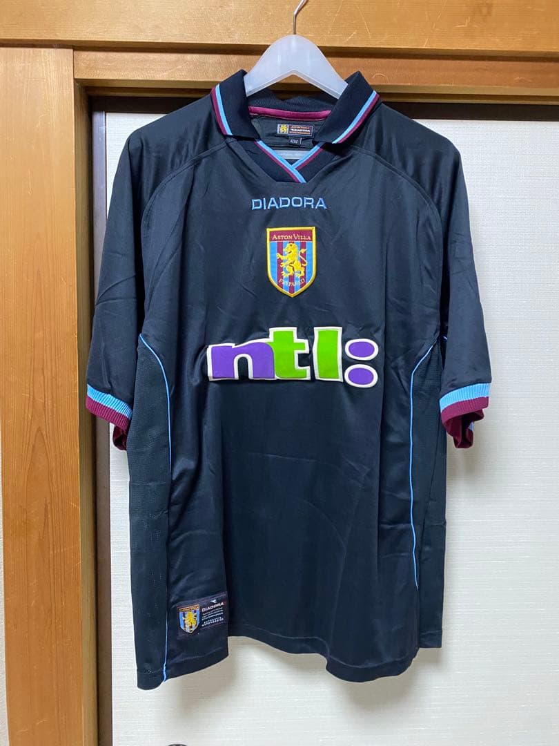 アストン・ヴィラ　アウェイ　ユニフォーム　プレミア　サッカー　レア