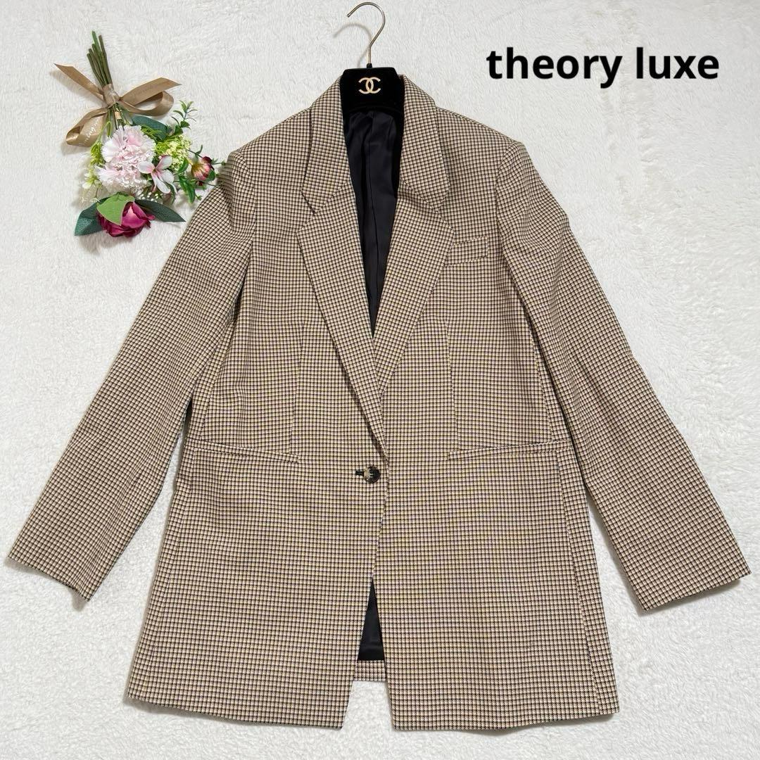 未使用級✨　セオリーリュクス　テーラードジャケット　ウール混　42　24AW