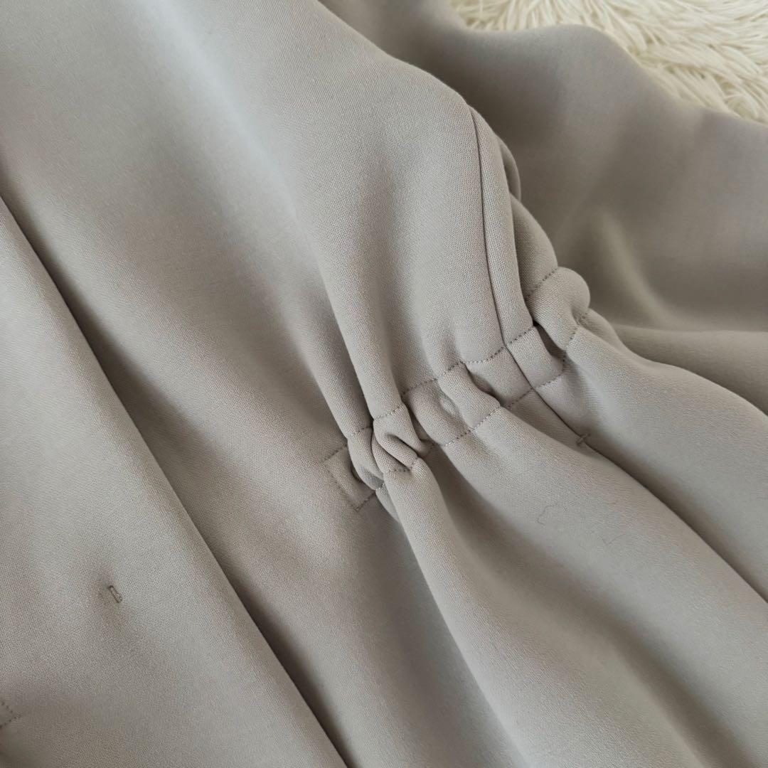 完売品✨極美品✨2024AWビアズリー ダンボールギャザーコート ロングコート